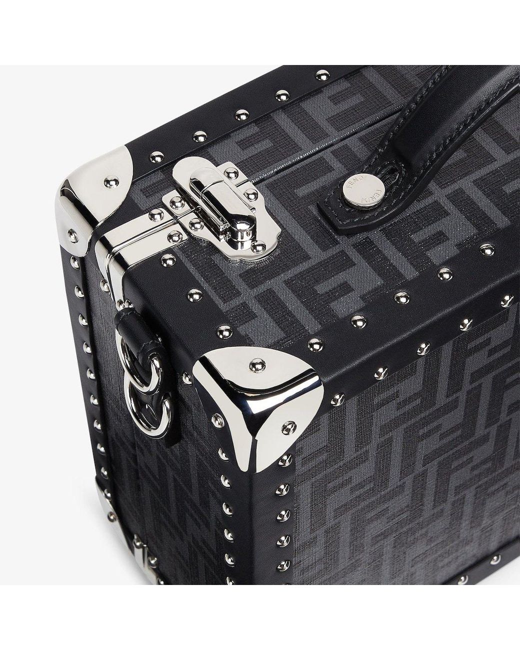 Fendi Small Rigid Suitcase in Black for Men | Lyst