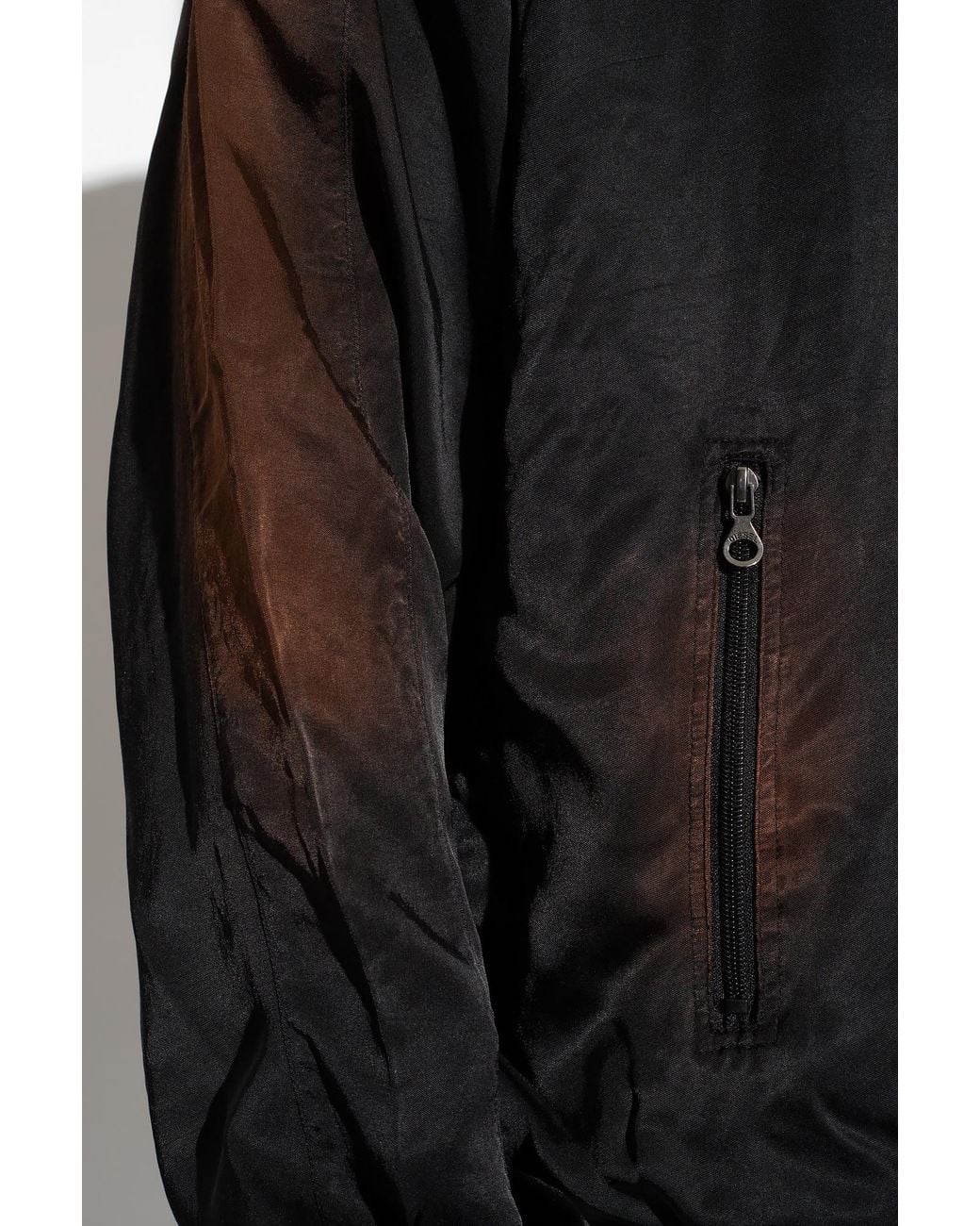 DIESEL Black J-Smash Zipped Bomber Jacket for men