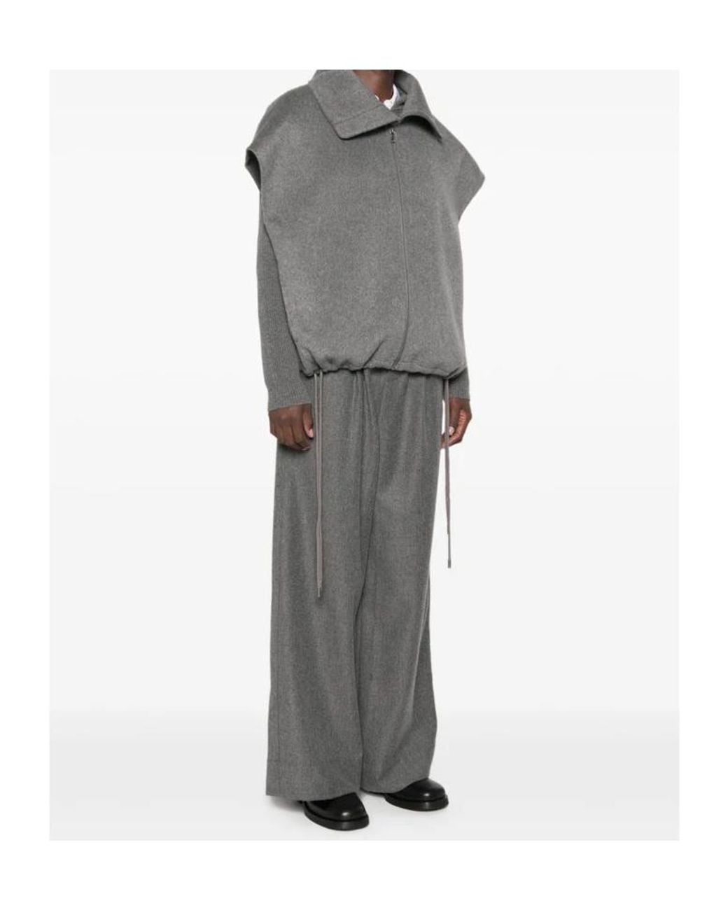 Soeur Gray Front-Zip Vest