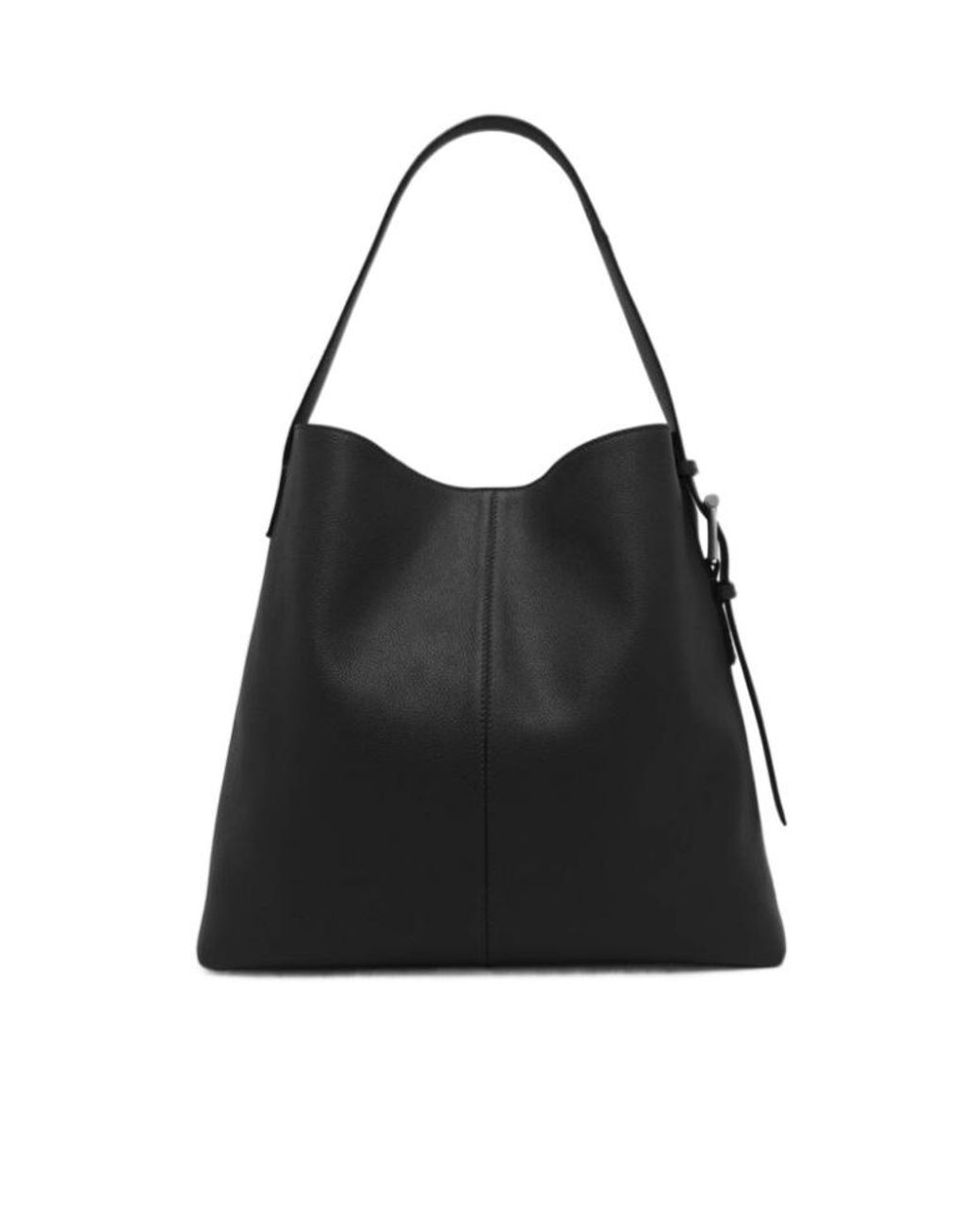 McQueen Black T-Bar Sling Shoulder Bag