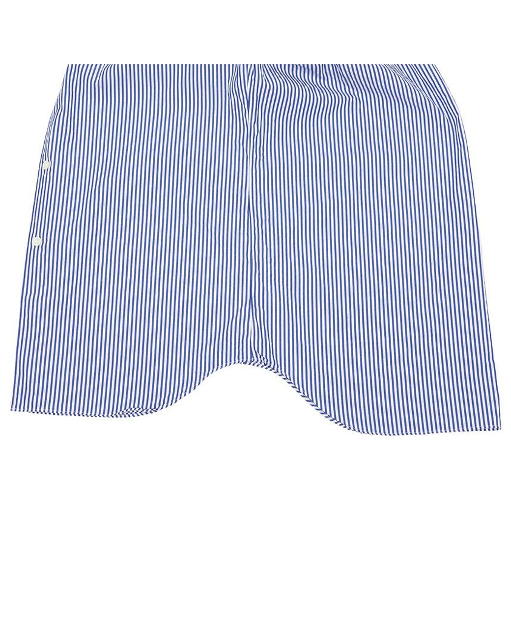 COMME DES GARÇONS PLAY Blue Lapel Long Sleeve Shirt for men