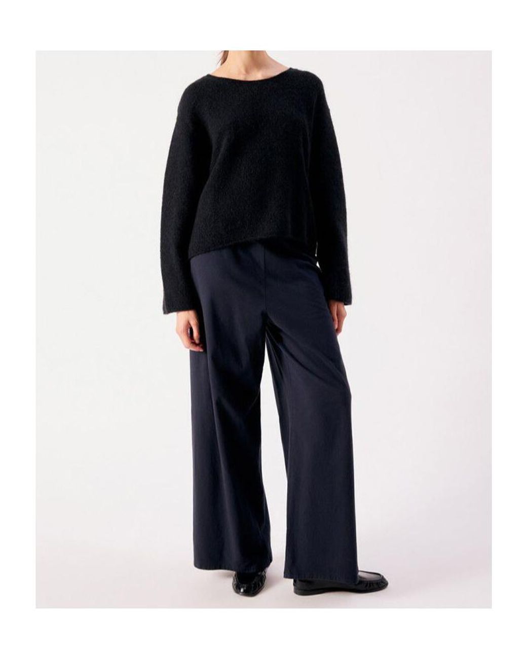 American Vintage Black Vito Oversized Sweater