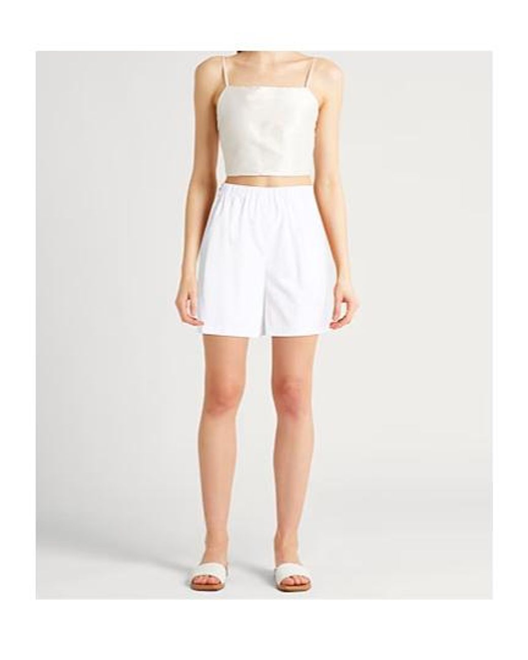 Max Mara White Bermuda Shorts