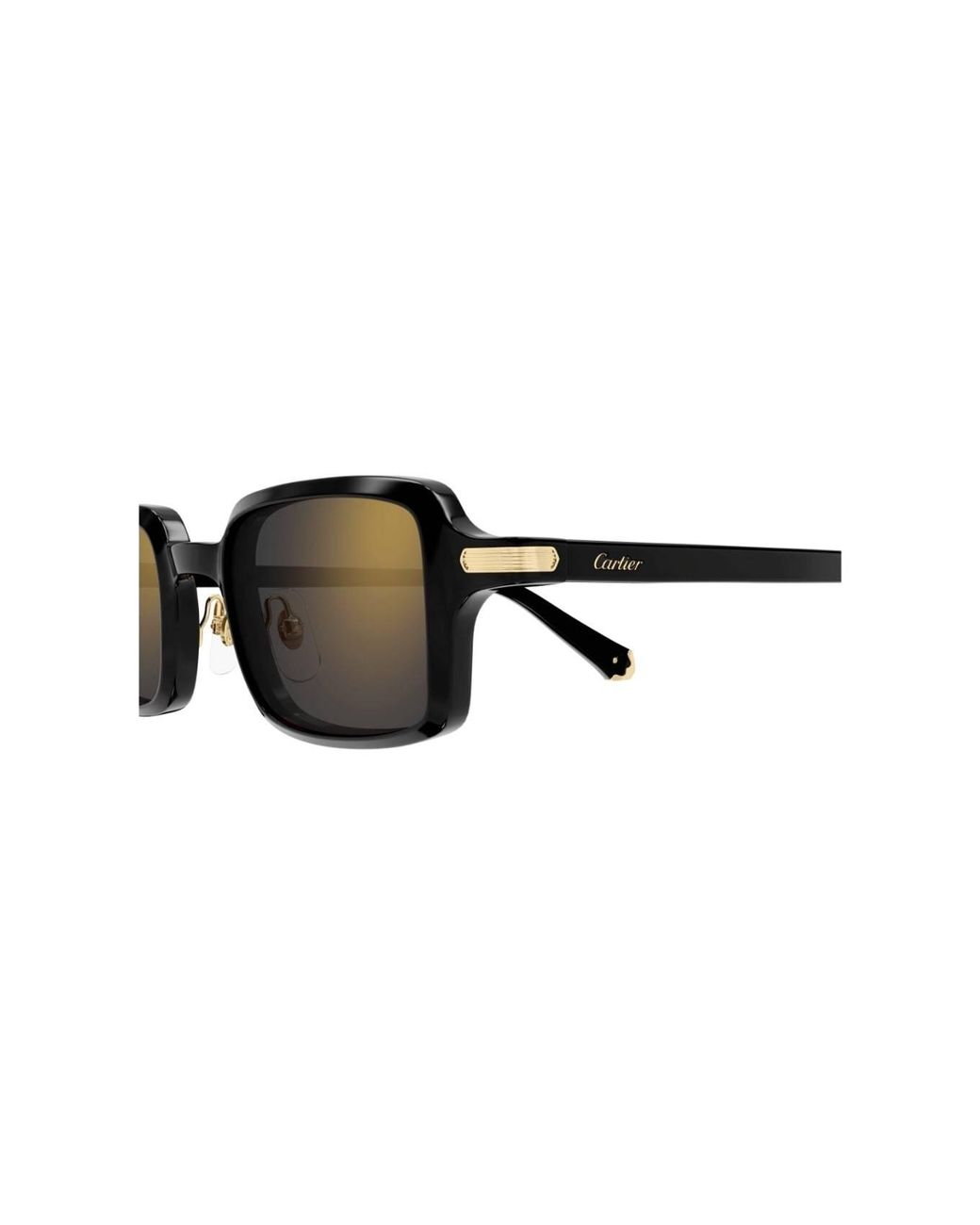 Cartier Multicolor Rectangle-Frame Sunglasses