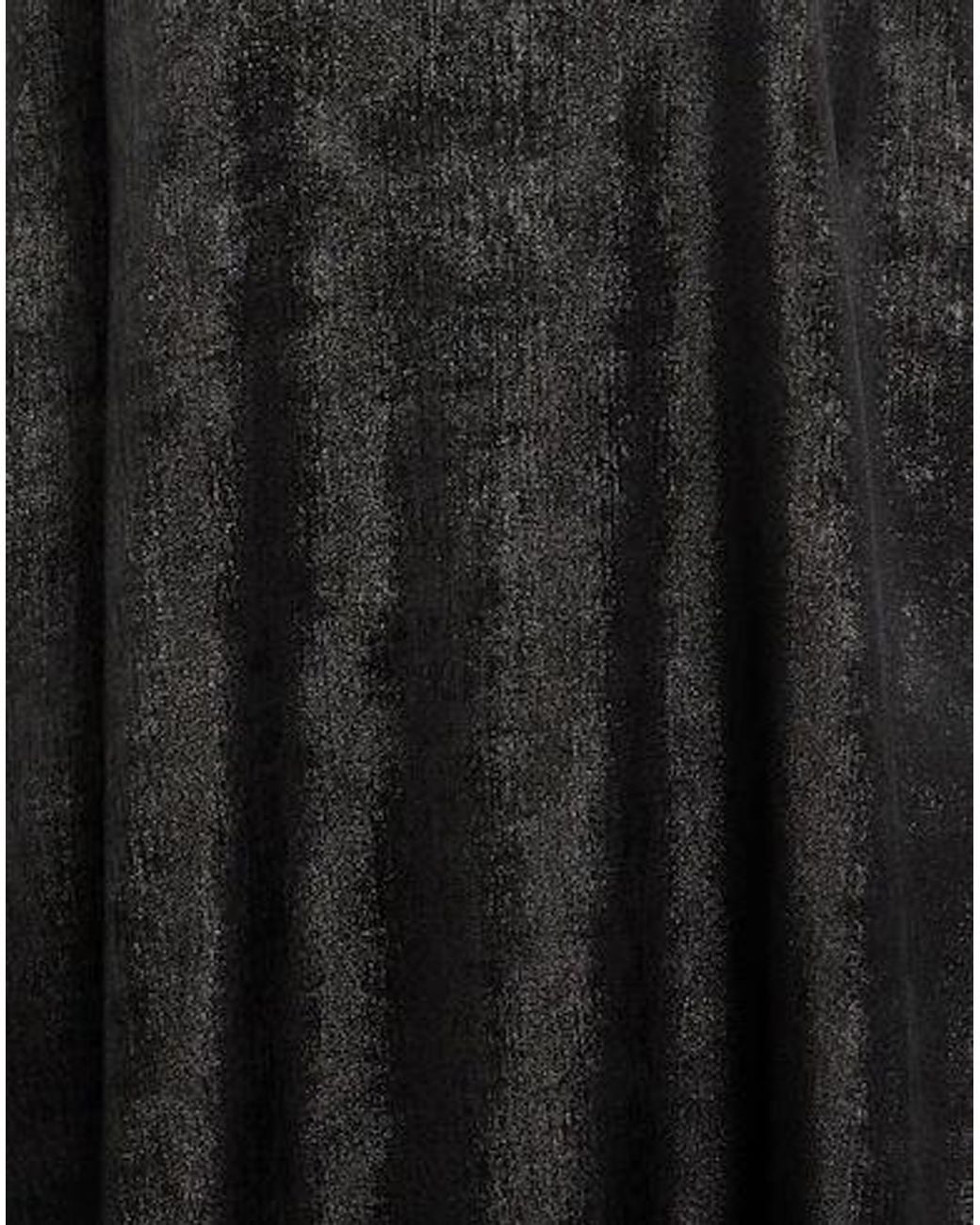 MAX&Co. Black Sleeveless Flared Dress