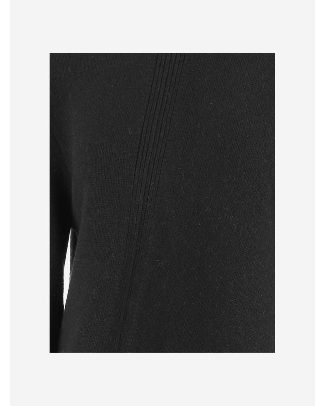 Jil Sander Blue Crew Neck Asymmetrical Hem Jumper