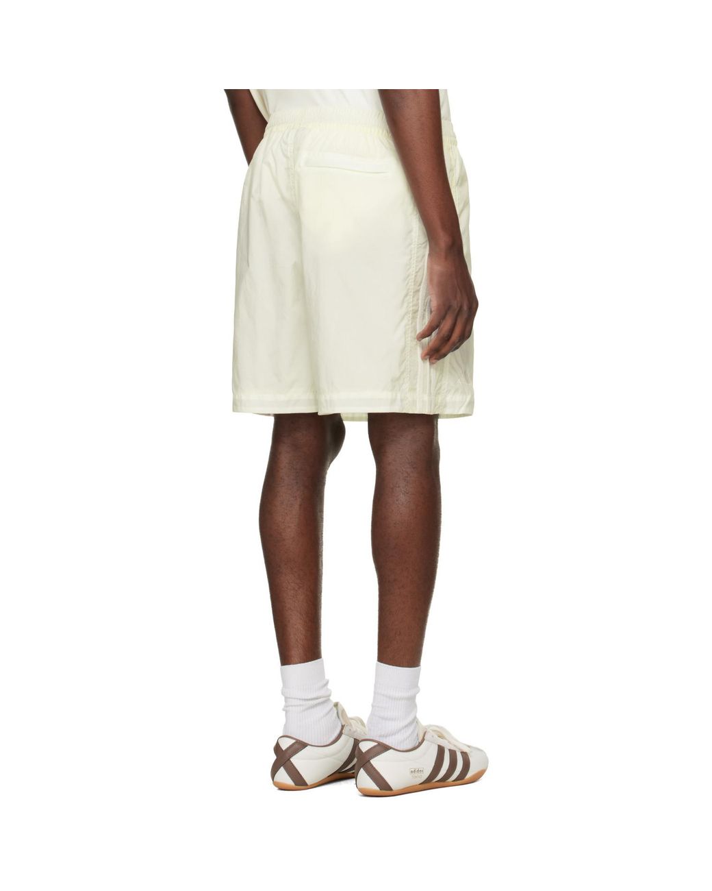 Wales Bonner White X Adidas Originals Collaboration Football Shorts for men