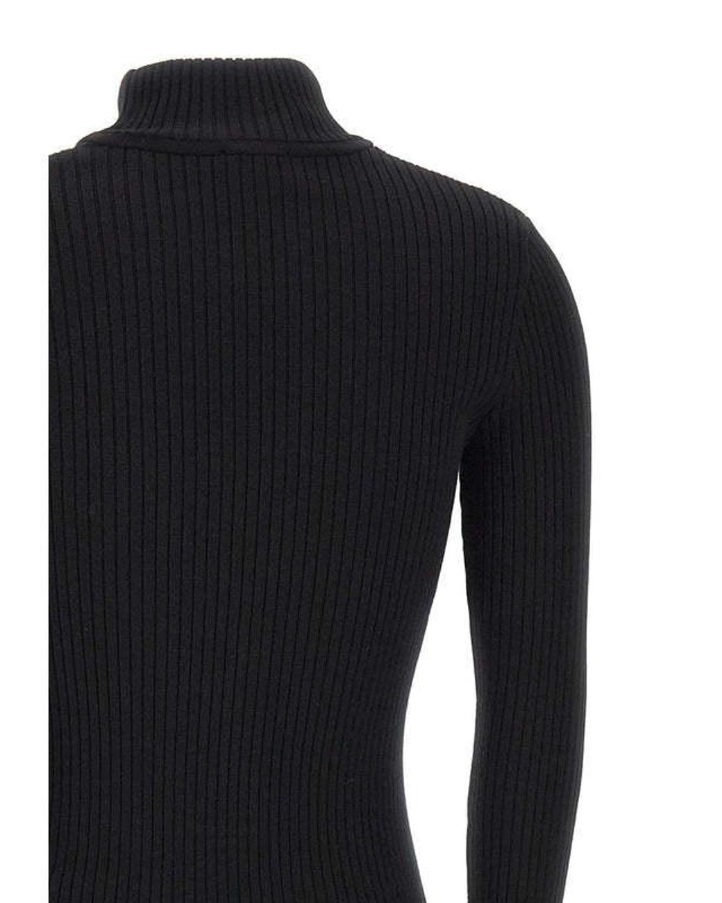 Courreges Blue Courrèges Oblique Butonned Jumper