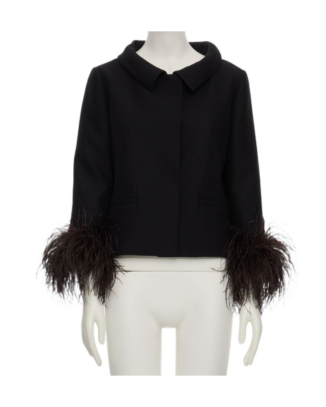 Valentino Black Button Detailed Long-Sleeved Jacket