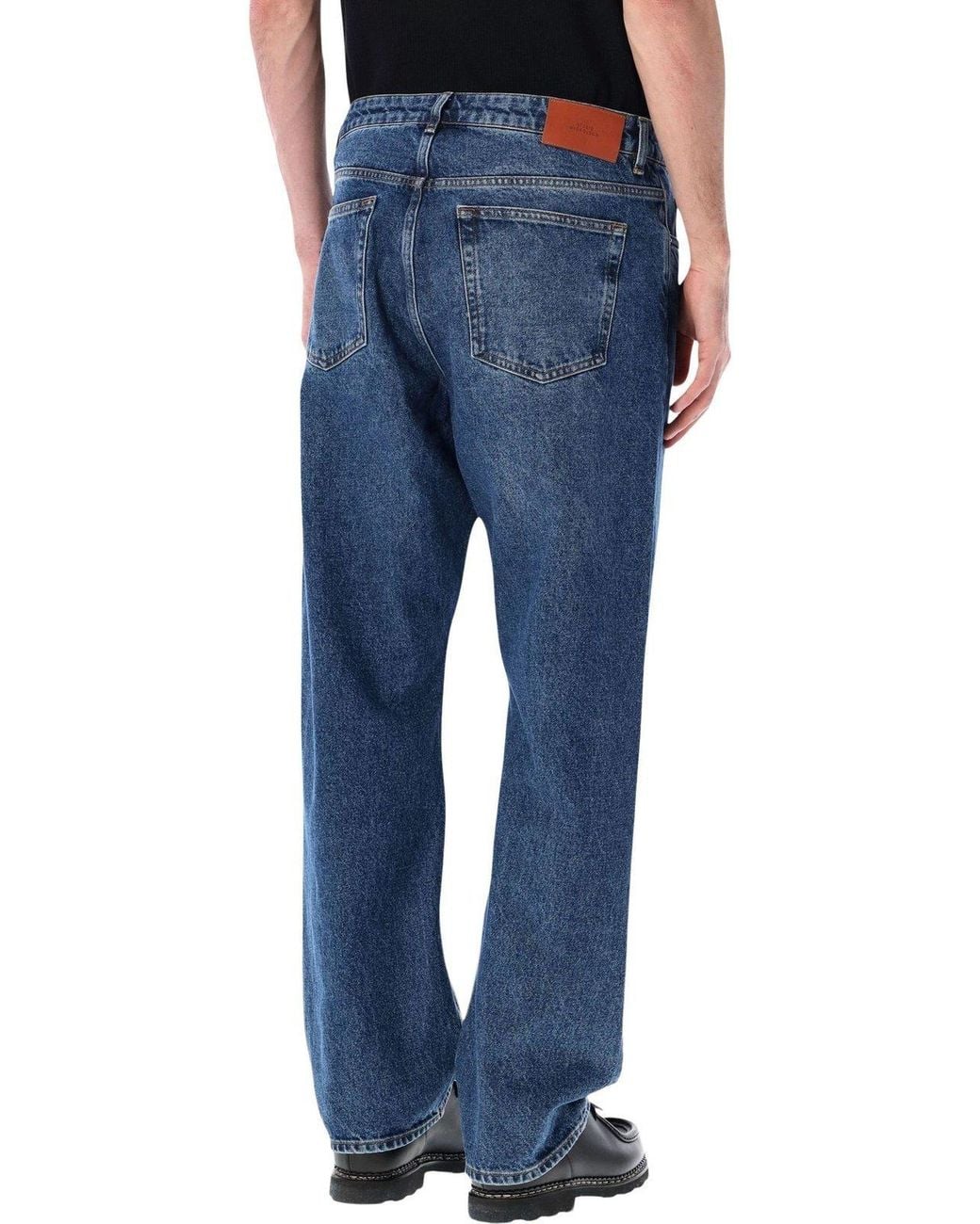 Studio Nicholson Blue Riso Straight-Leg Jeans for men