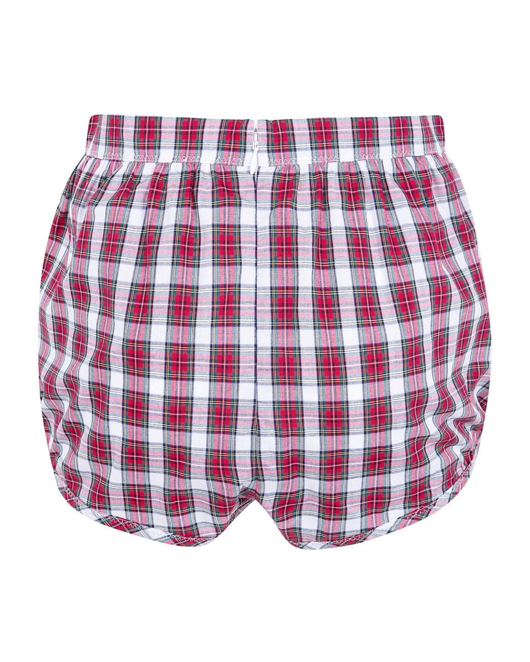 N°21 Red Checked Shorts