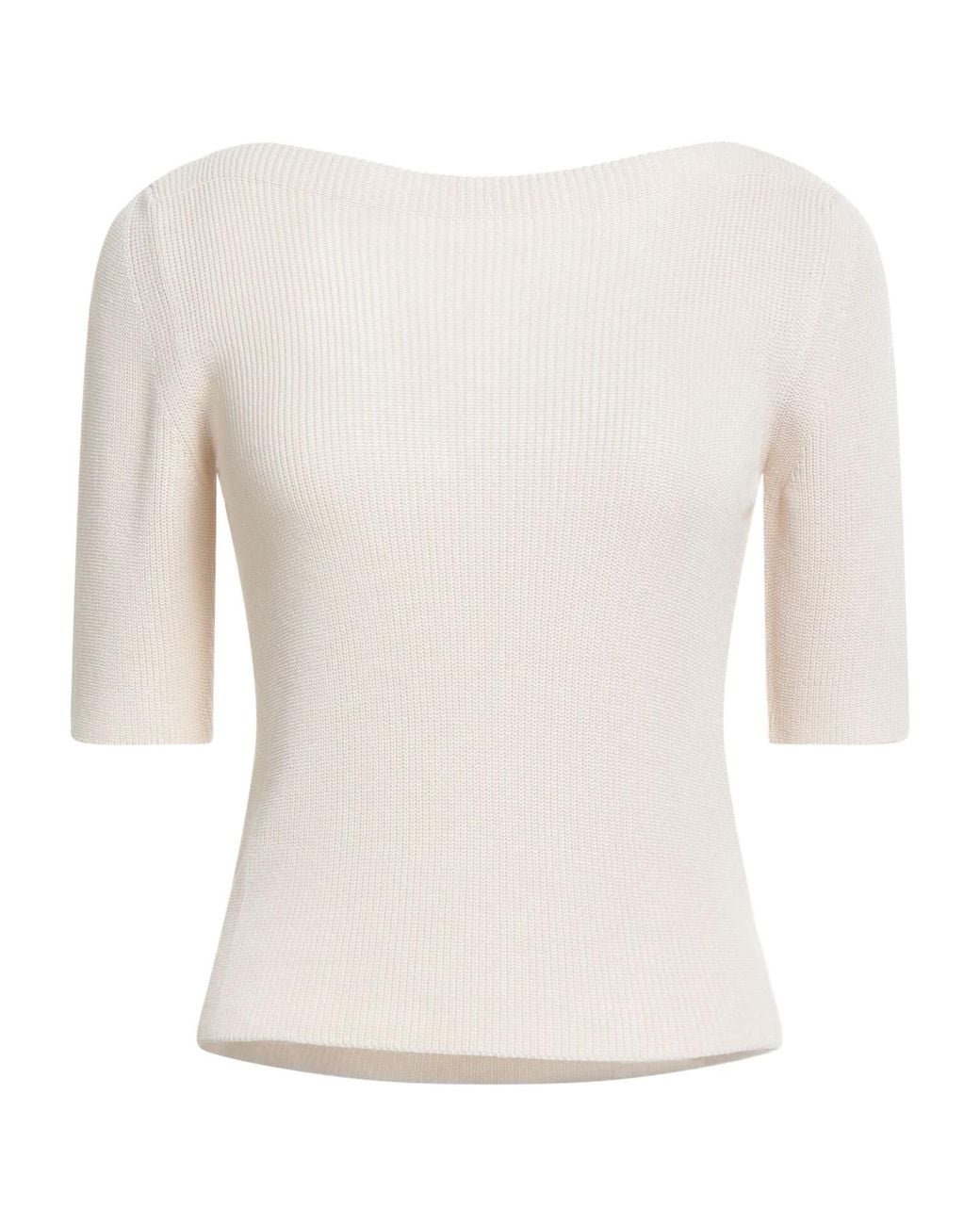 MAX&Co. White Lightweight Knit Jumper