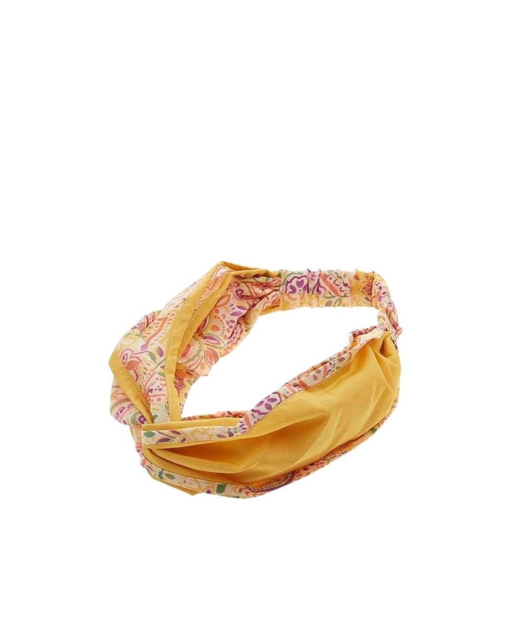 Etro White Pattern Hair Band