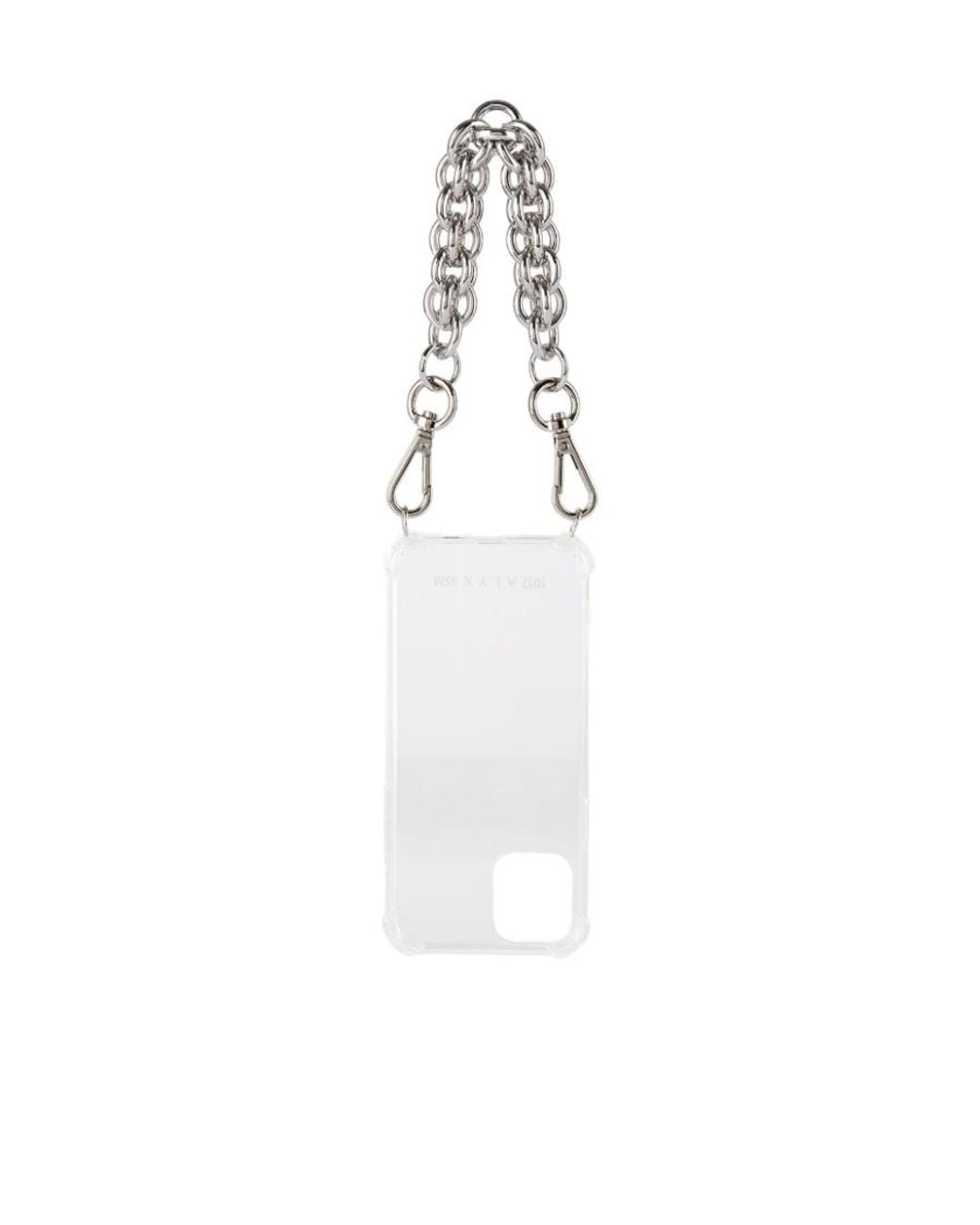 1017 ALYX 9SM White Iphone 11 Pro Chain Phone Case for men