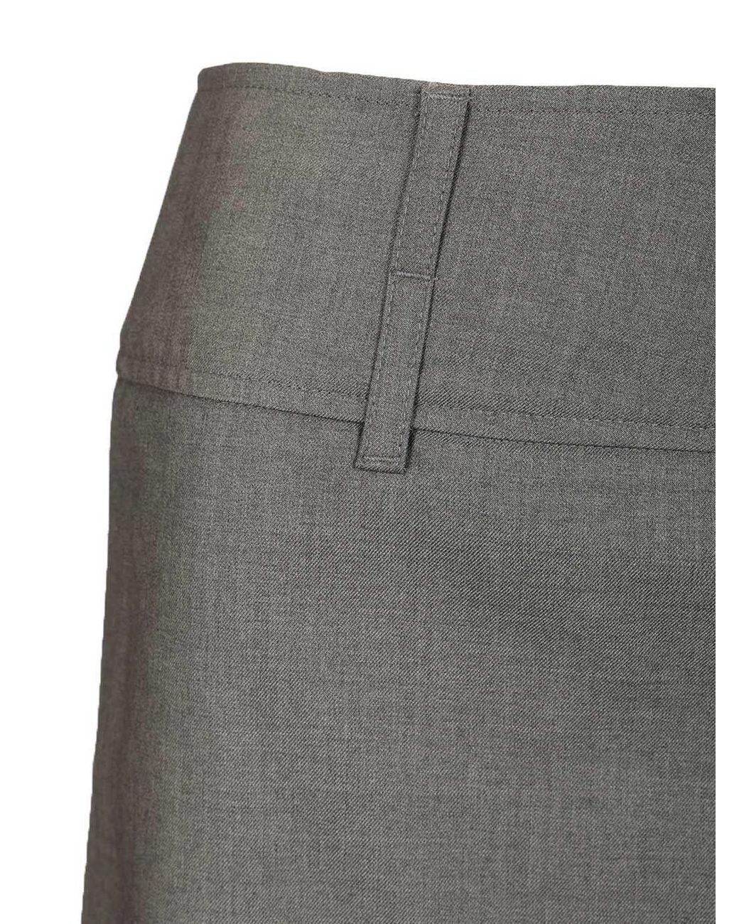 DUNST Gray Micro Mini Skirt