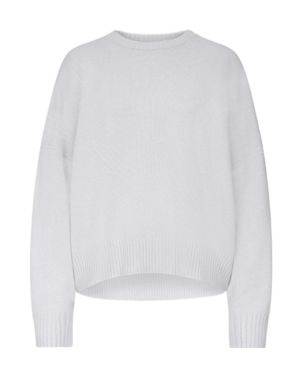 Loulou de Saison White Anton Knitted Sweater