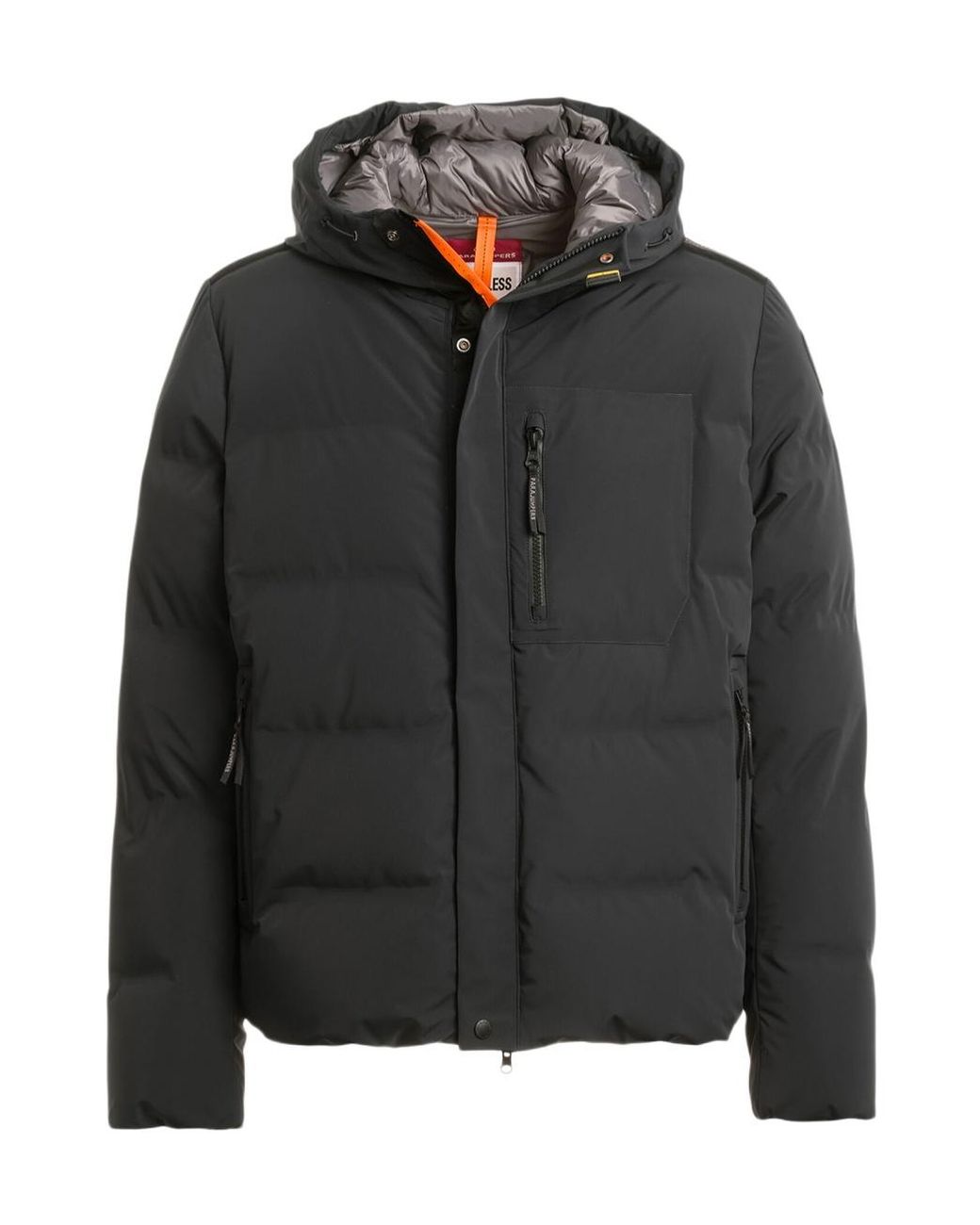 Parajumpers Black Quilted Down Jacket for men