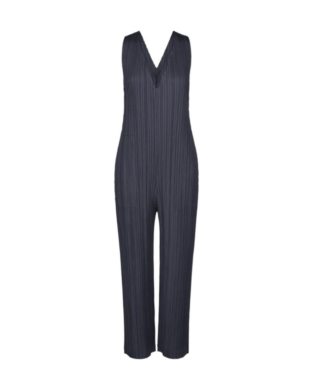 Pleats Please Issey Miyake Blue Thicker Bottoms 2 Jumpsuit