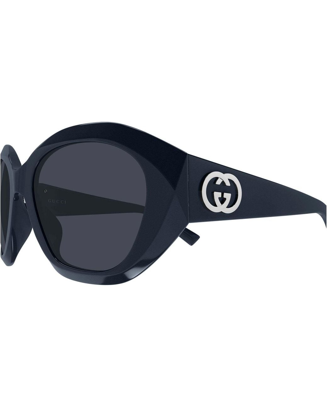 Gucci Blue Geometric Sunglasses