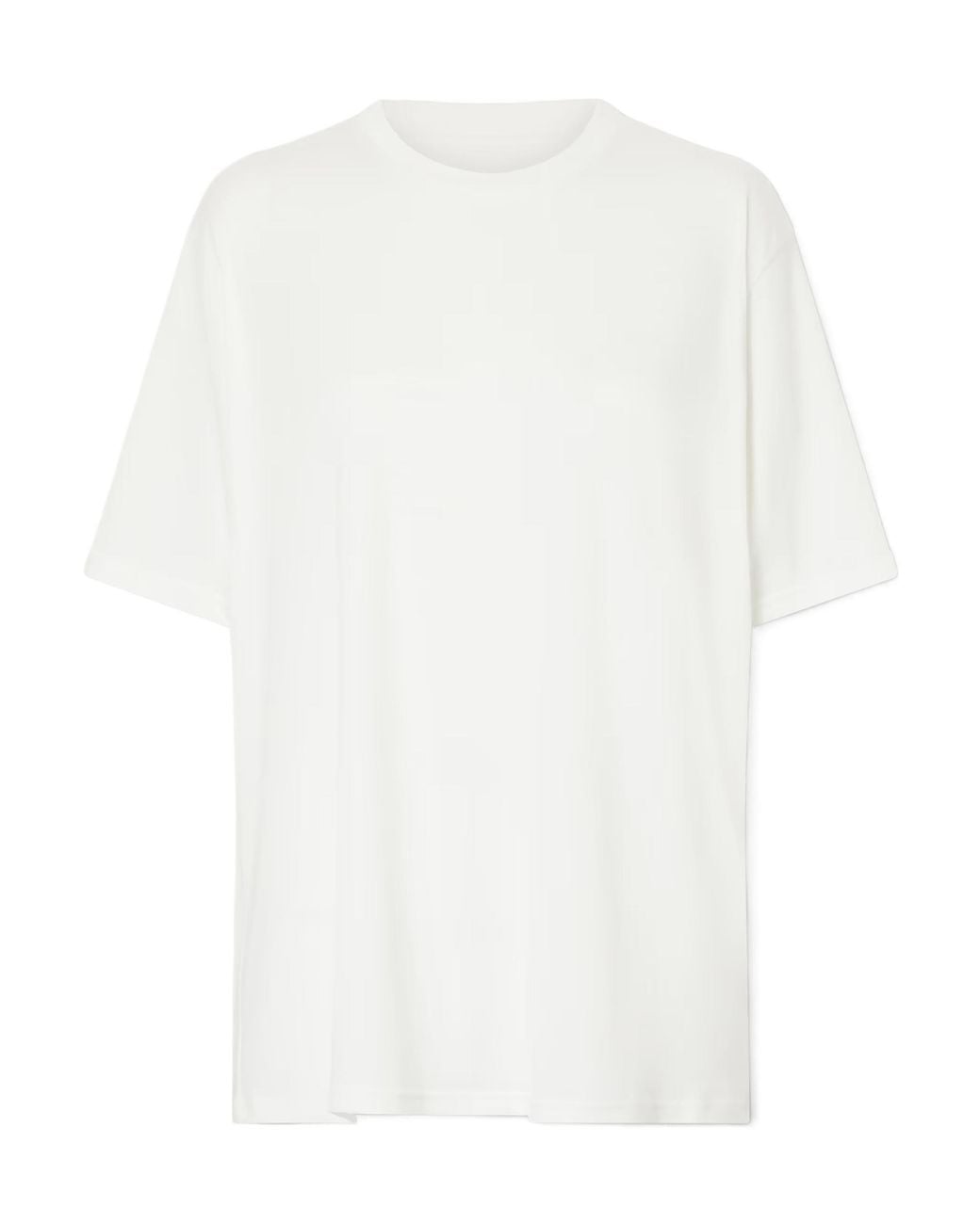 Ssstein White Cotton-Jersey T-Shirt