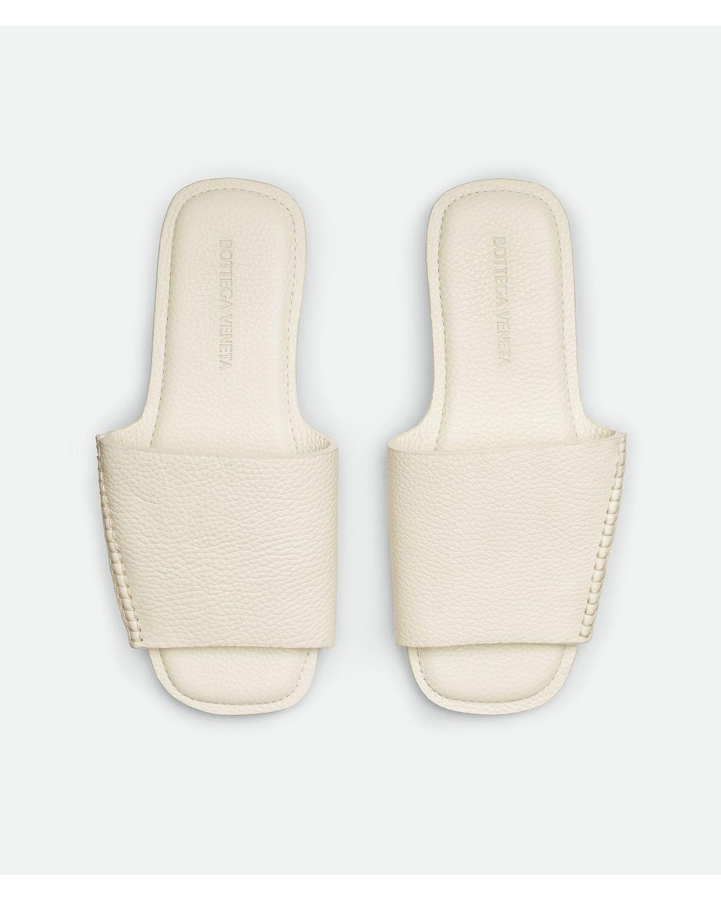 Bottega Veneta White Shore Mule for men