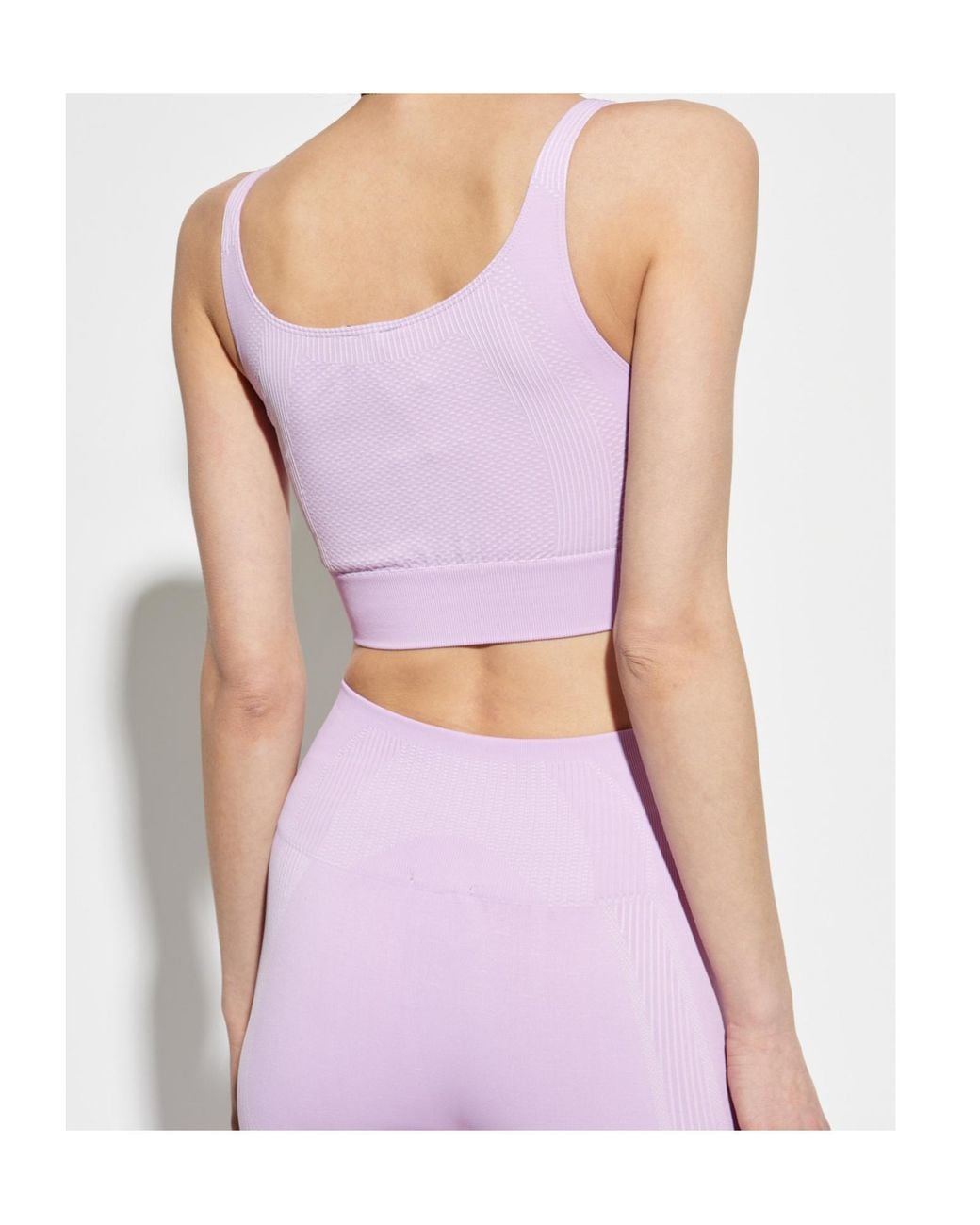 M I S B H V Purple Sport Bra Top