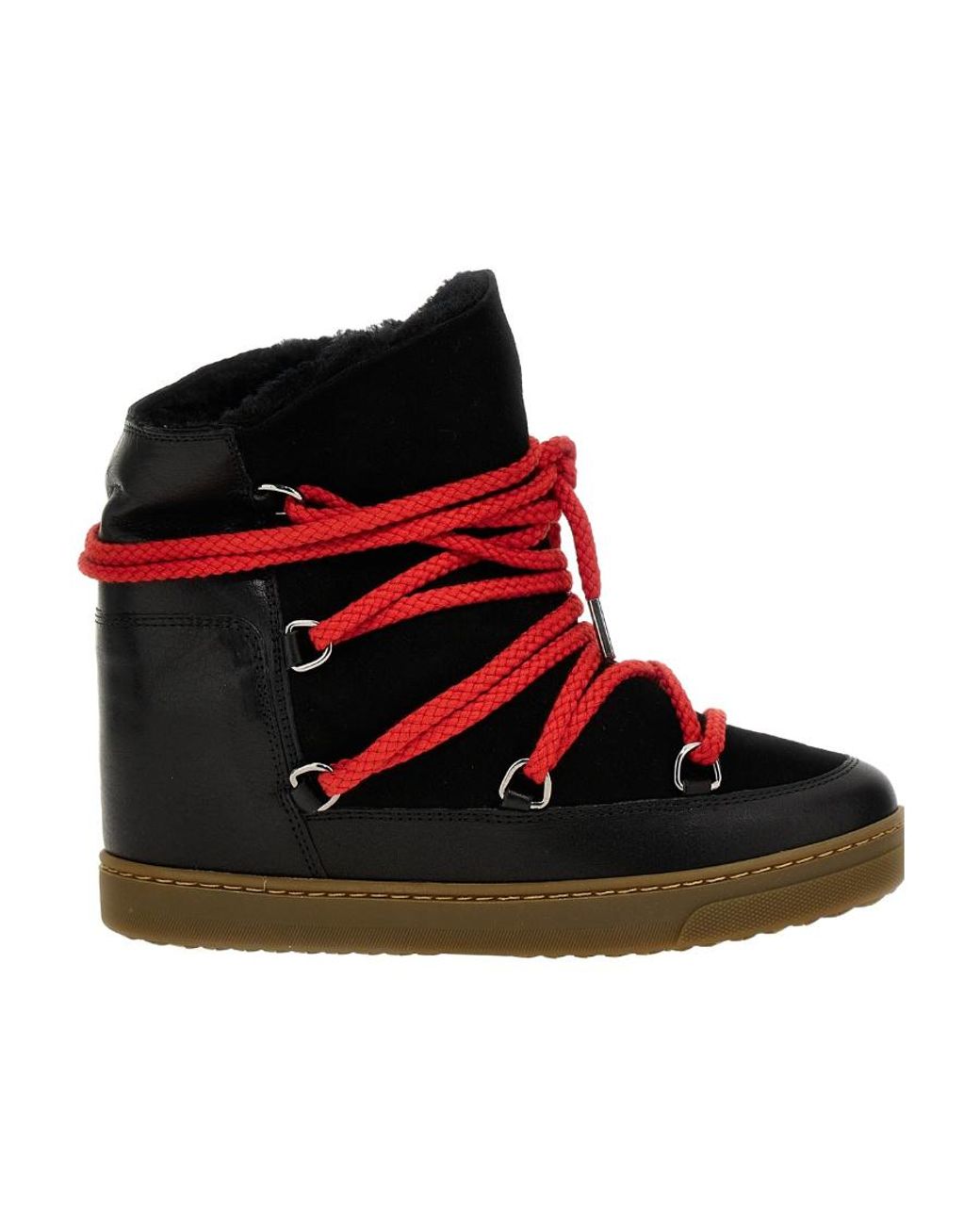 Isabel Marant Red Nowles Ankle Boots