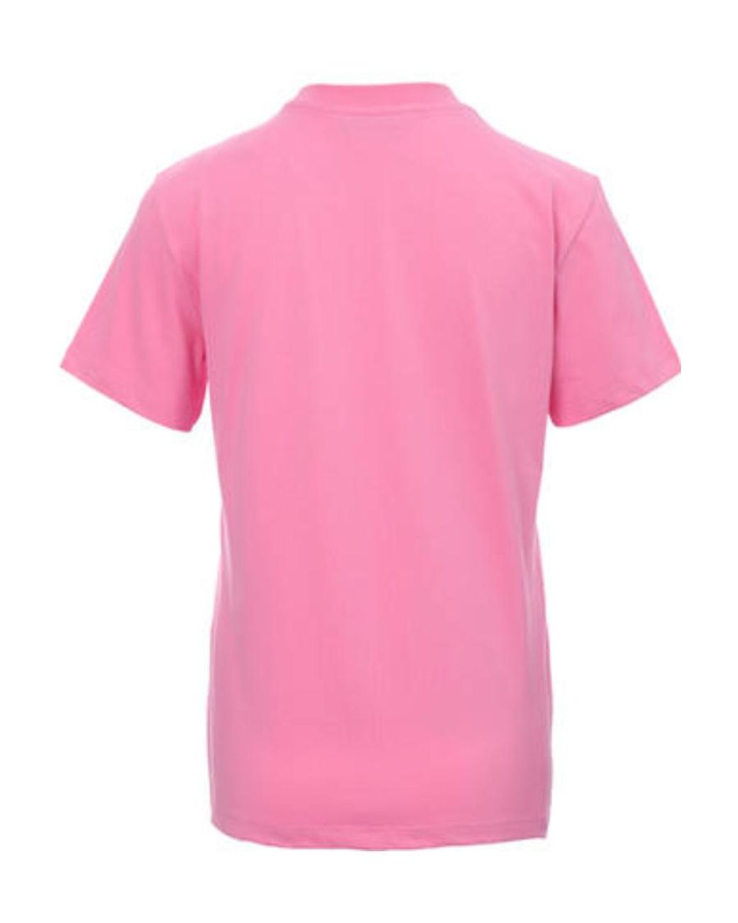 MSGM Pink Logo Short-Sleeved T-Shirt