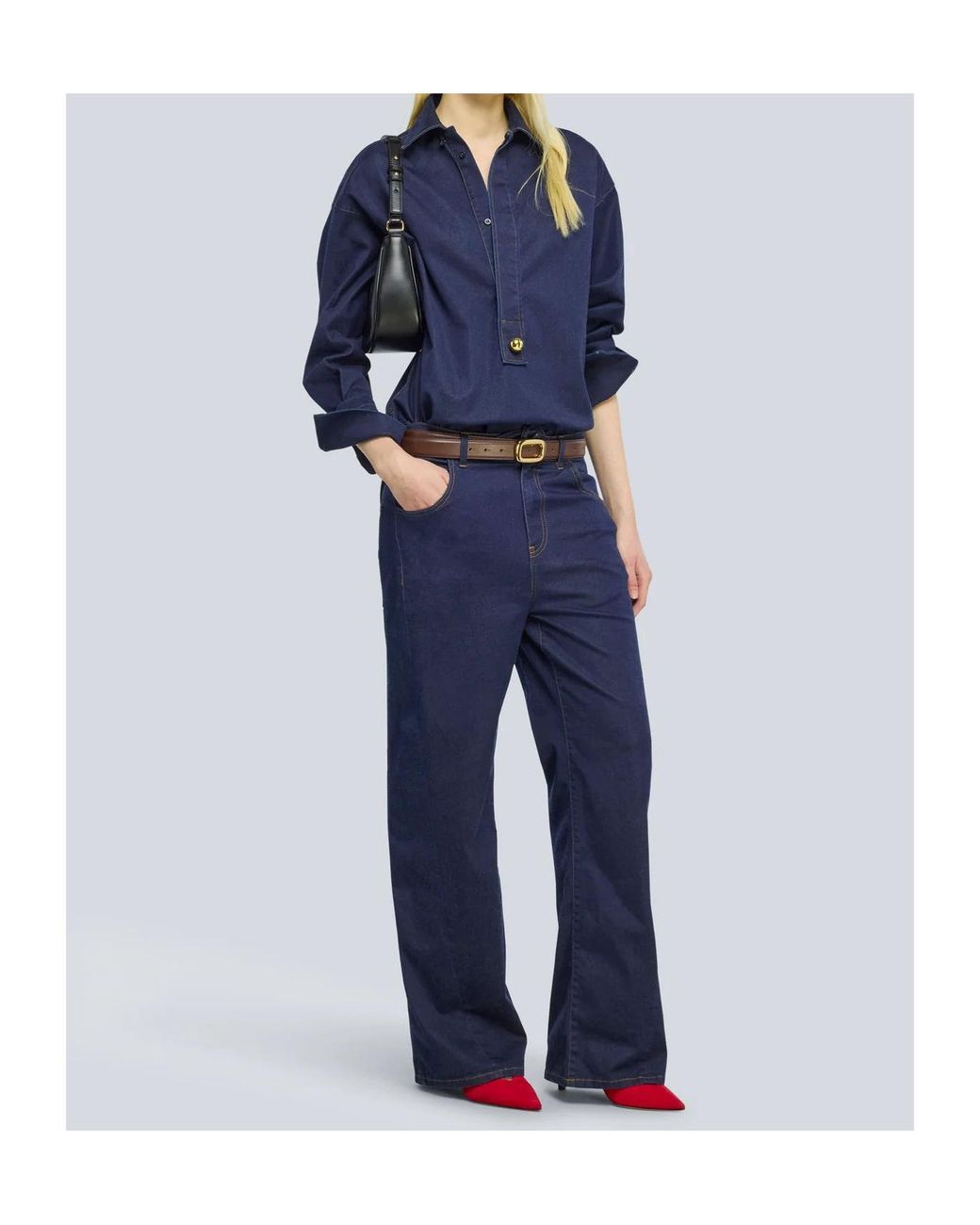 Semicouture Blue Shirt