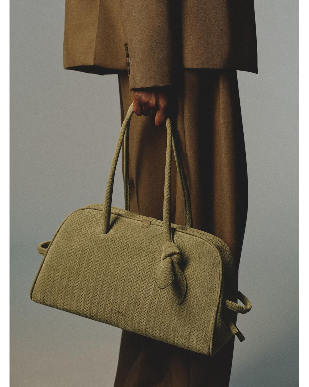 Jacquemus Green The Turismo Small Bowling Bag