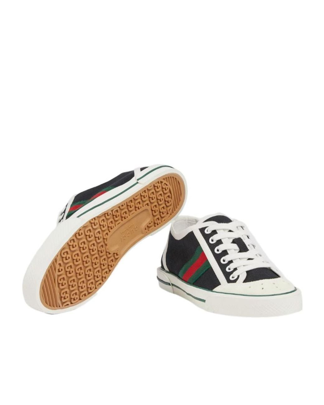 Gucci Multicolor Web-Stripe Low-Top Sneakers