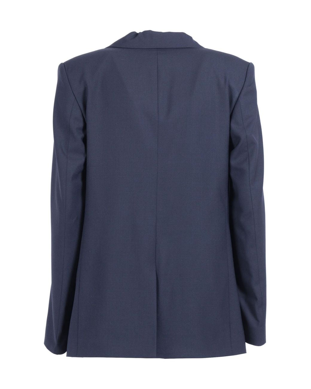 Fabiana Filippi Blue Single-Breasted Tailored Blazer