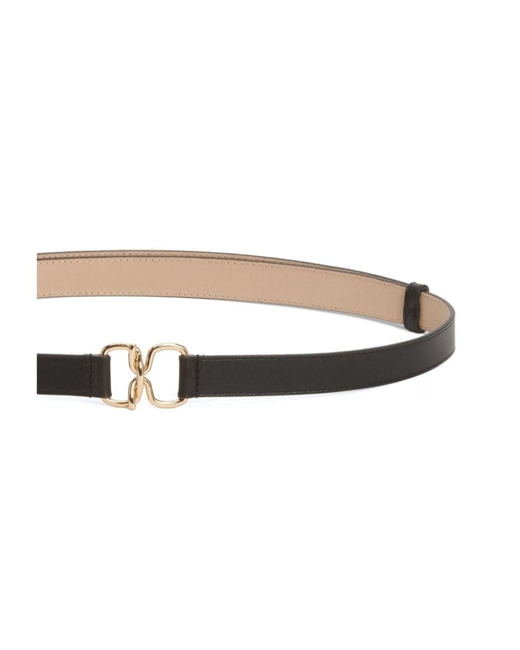 Fabiana Filippi White Hook-Buckle Single-Ring Belt