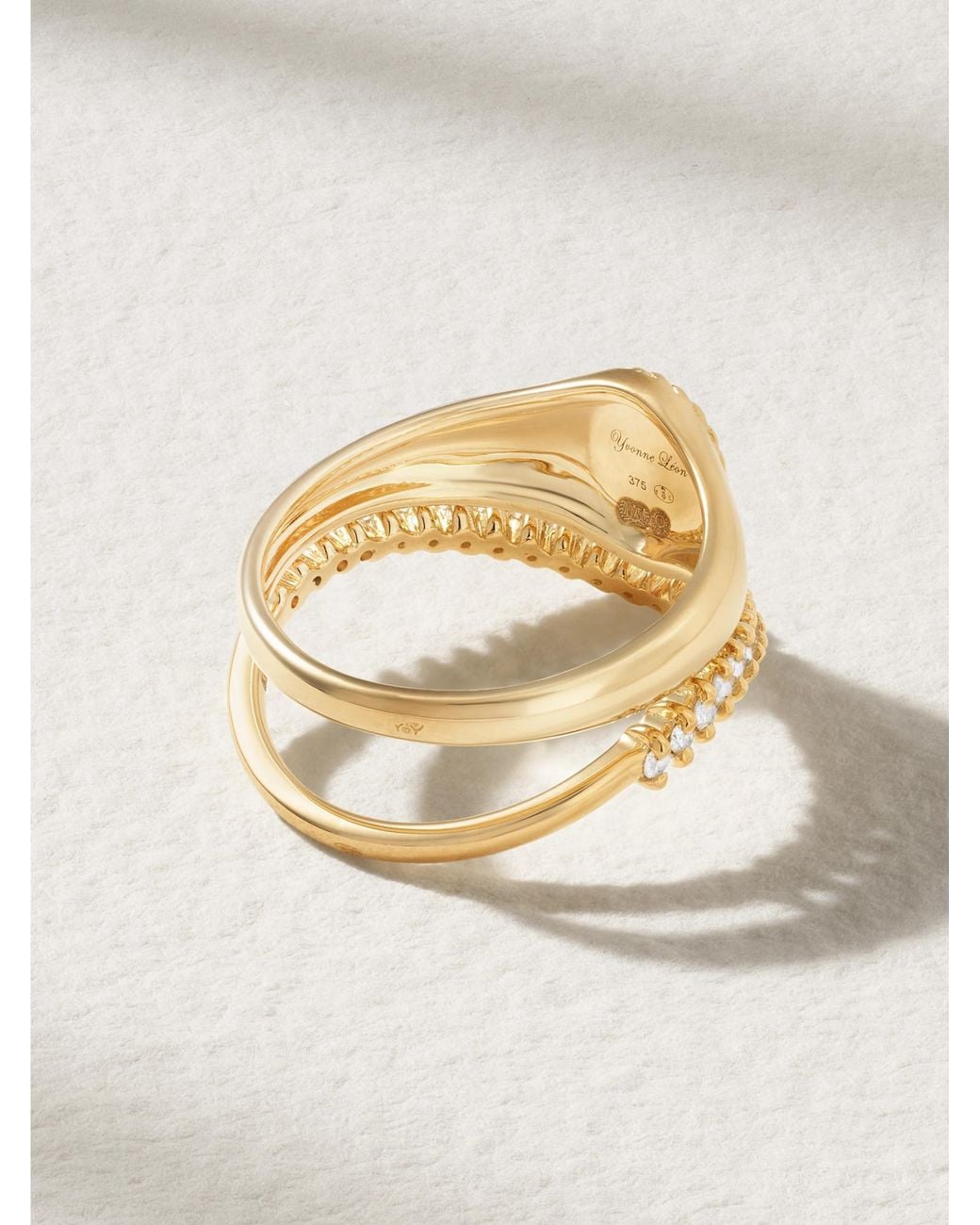 Yvonne Léon Metallic Minimalist Ring