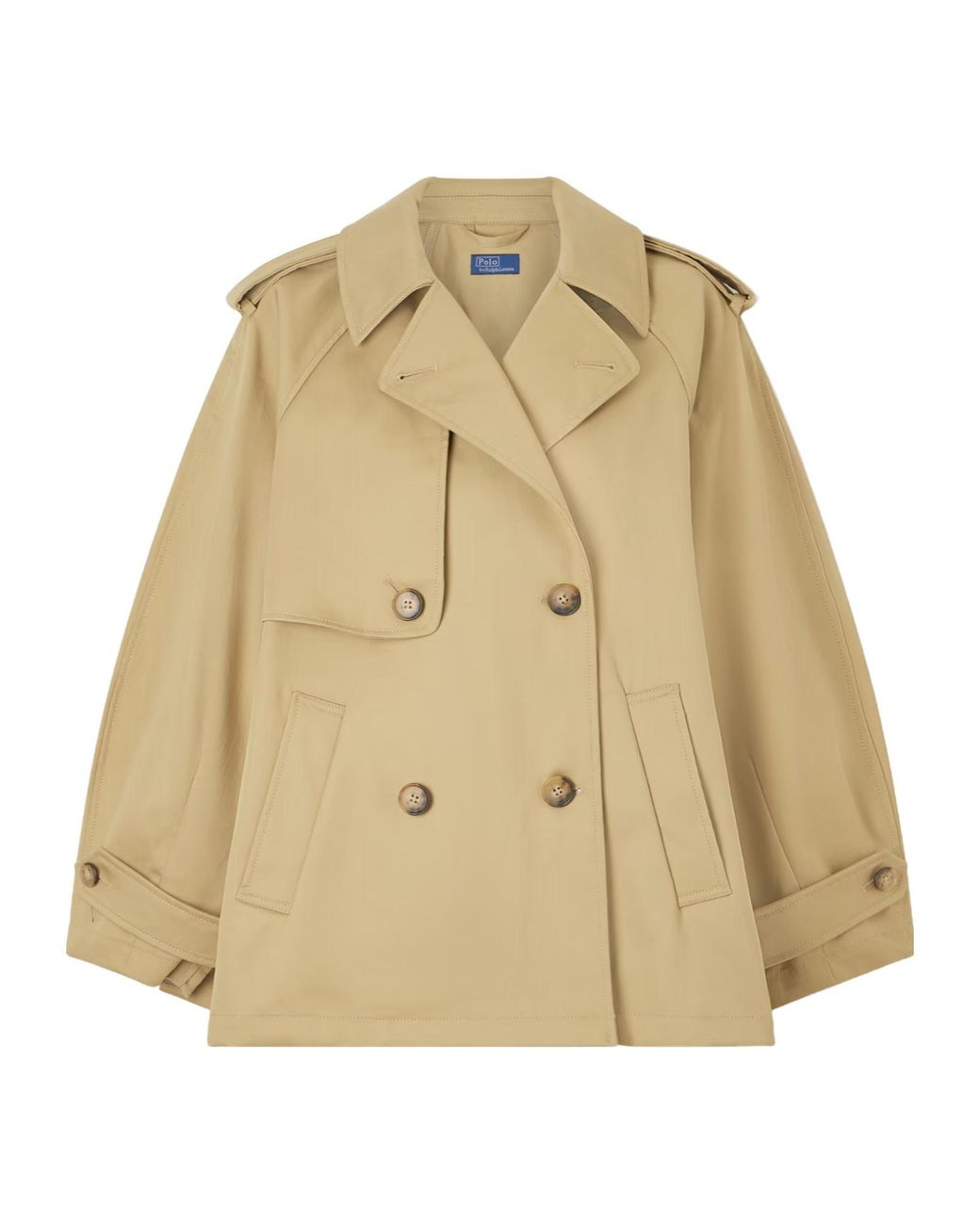 Polo Ralph Lauren Natural Double Breasted Coat