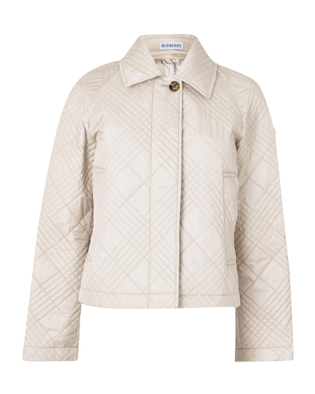 Burberry Natural Solid Color Jacket