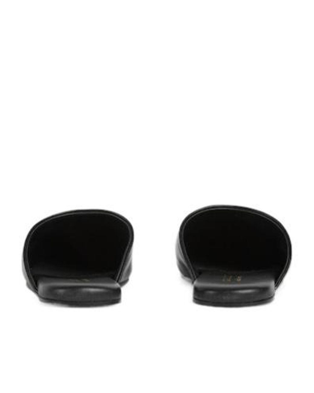 Gucci Black Mule With Horsebit, Leather