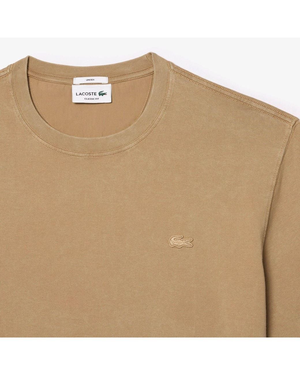 Lacoste Natural Crewneck Shortsleeve Tshirt for men