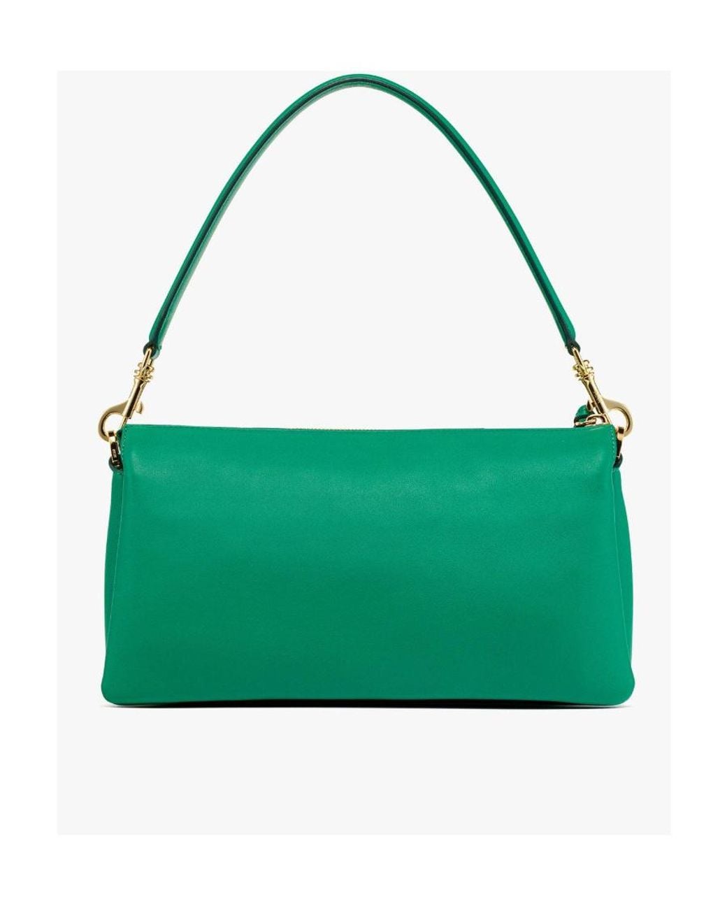 MCM Green Logo Shoulder Bag