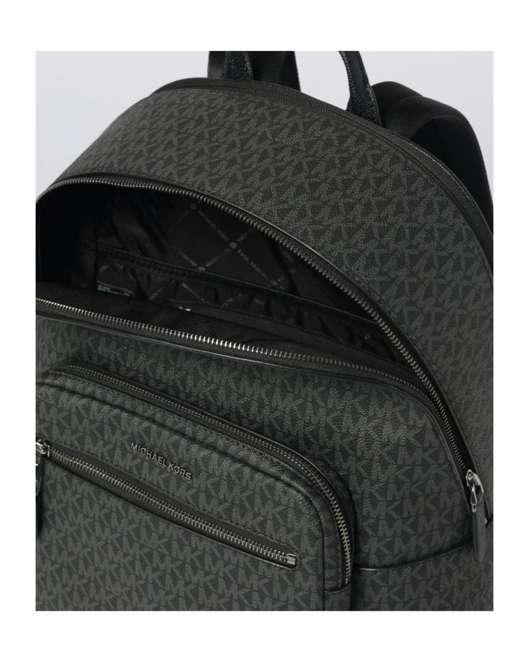 MICHAEL Michael Kors Gray Hudson Patterned Backpack for men