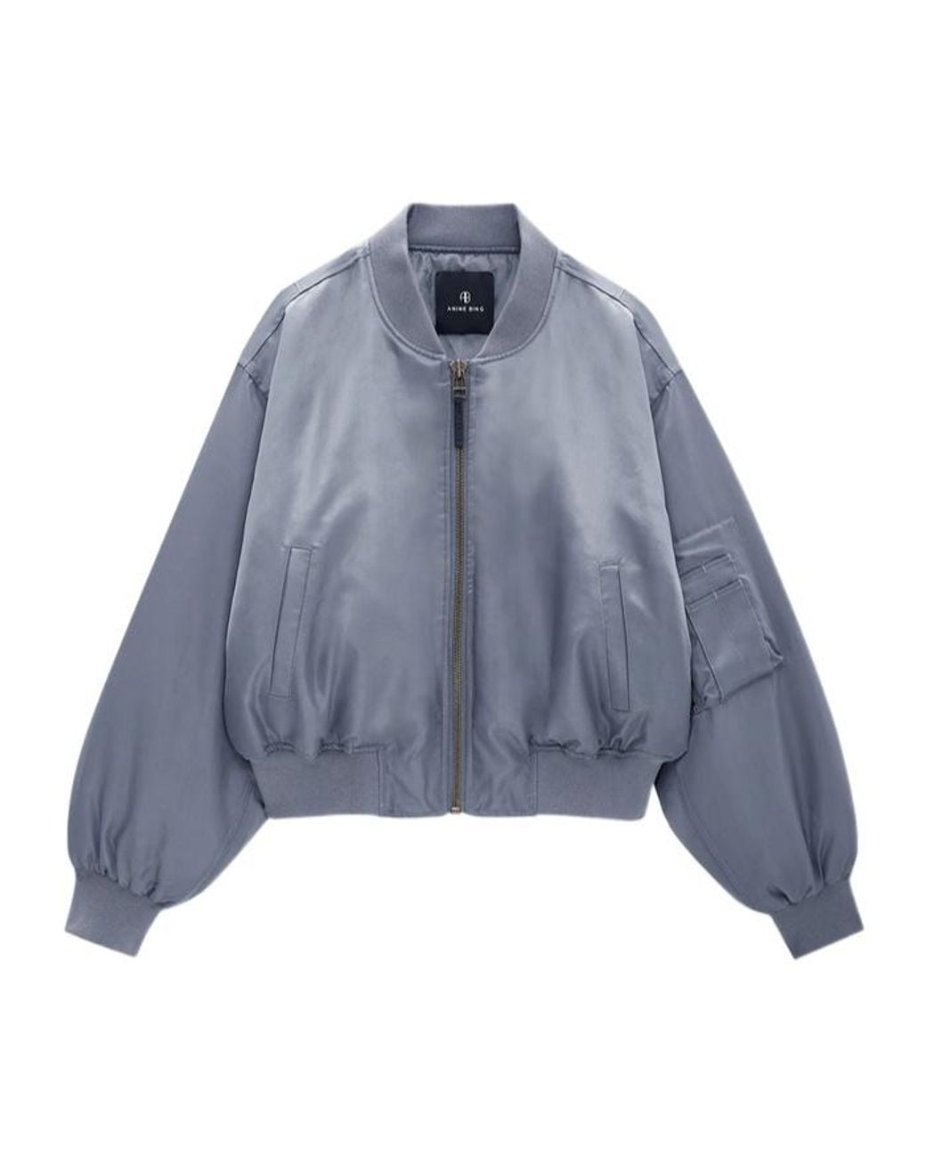 Anine Bing Blue Leon Bomber Jacket