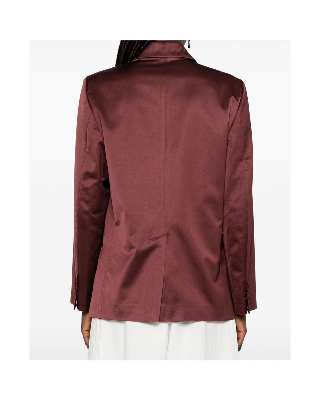 Forte_forte Red Long-Sleeve Blazer