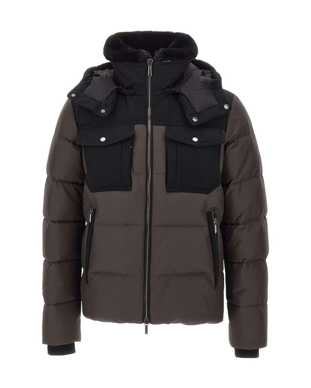 Moorer Black Alarick Down Jacket for men