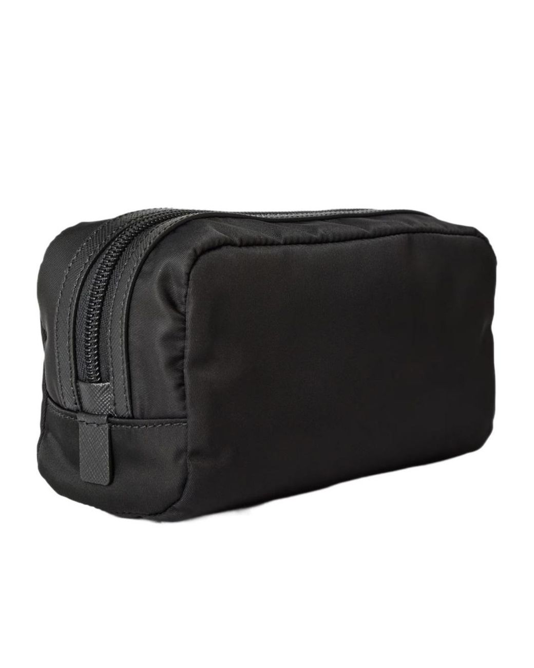Prada Black Water-Resistant Wash Bag for men