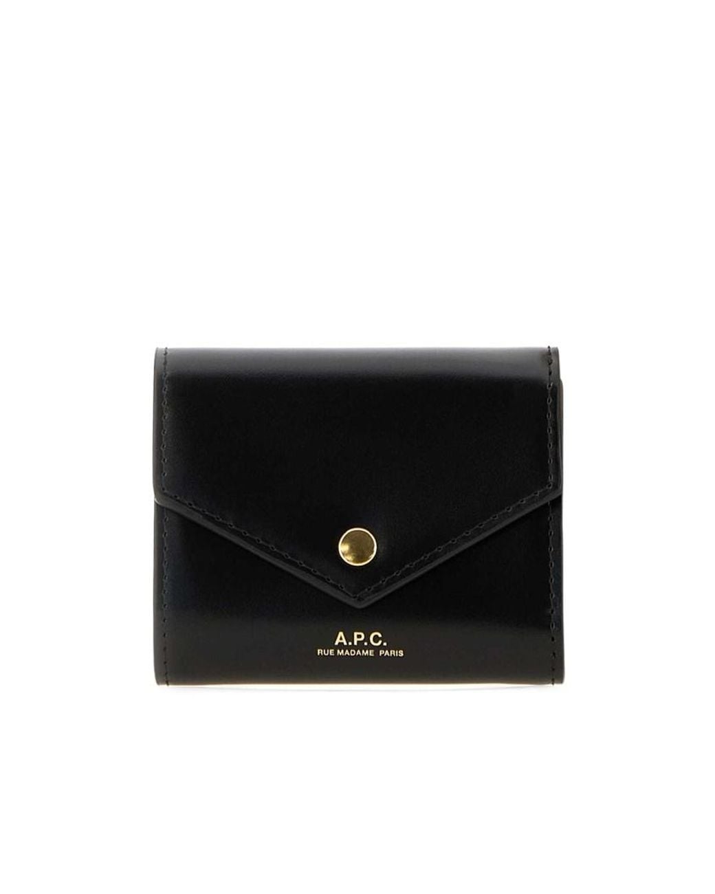 A.P.C. Black Envelope Coin Wallet