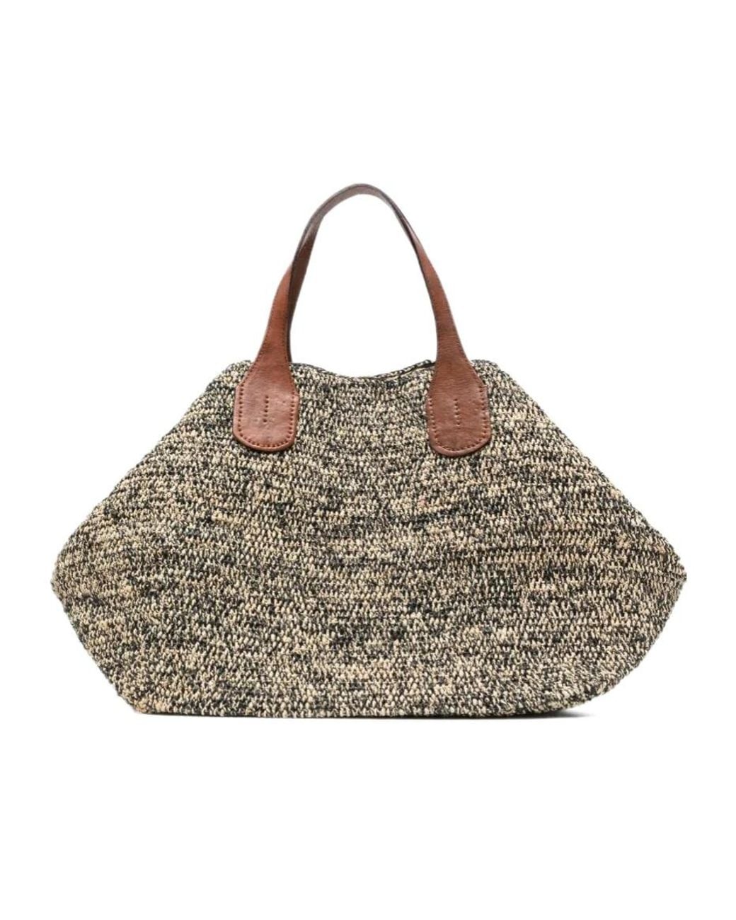 IBELIV Gray Rio Textured Tote Bag