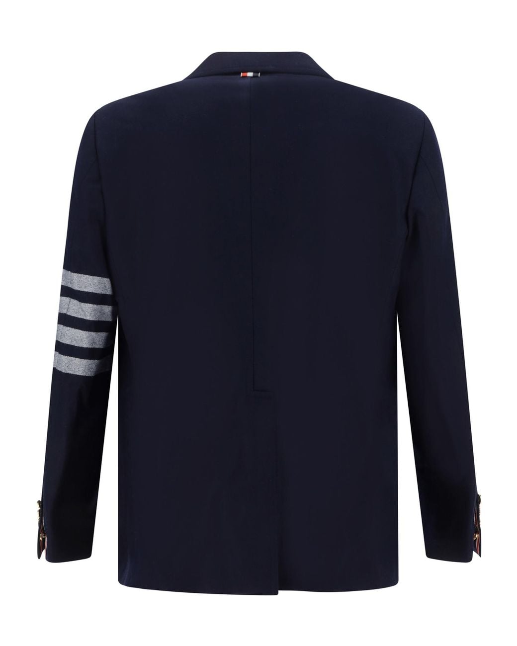 Thom Browne Blue Single-Breasted Striped Tailored Blazer for men