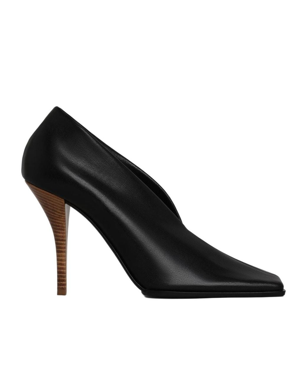 Alaïa Black Alaïa Aubergine Soft Square Pumps