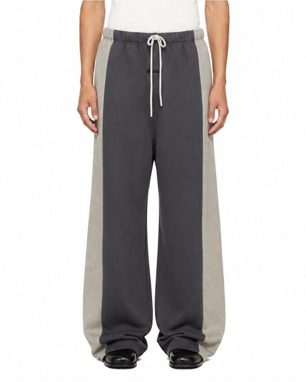 Fear Of God Gray Essentials Panelled Lounge Pants for men