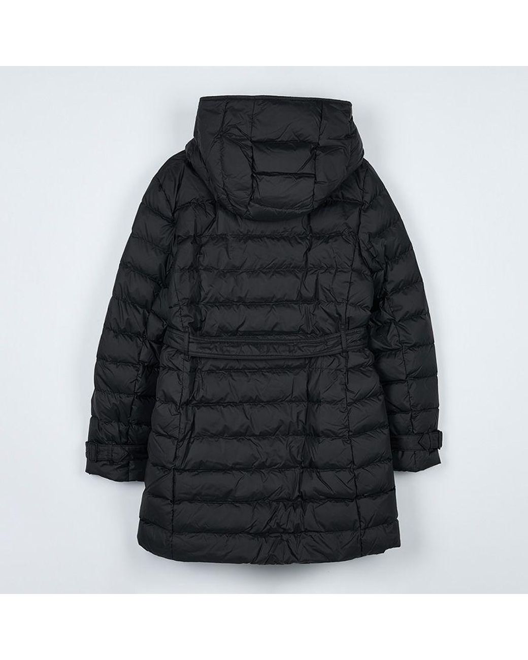 Burberry Black Short Nylon Hooded Puffer Coat